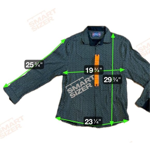 English Laundry Dress Shirt Mens Button Down XXL Black White Nautical Long Sleev - Picture 7 of 7